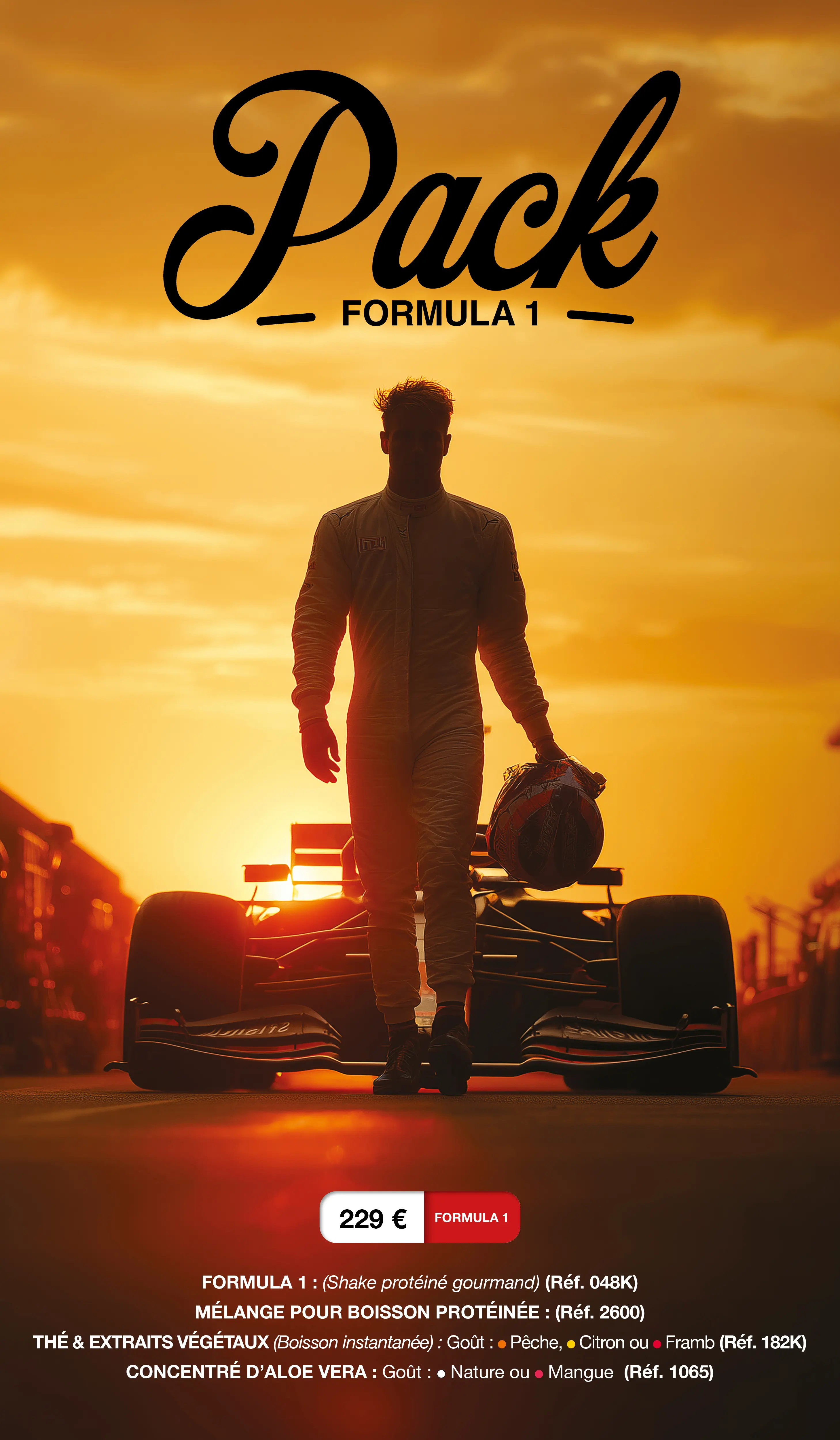 Détail Pack Formula 1